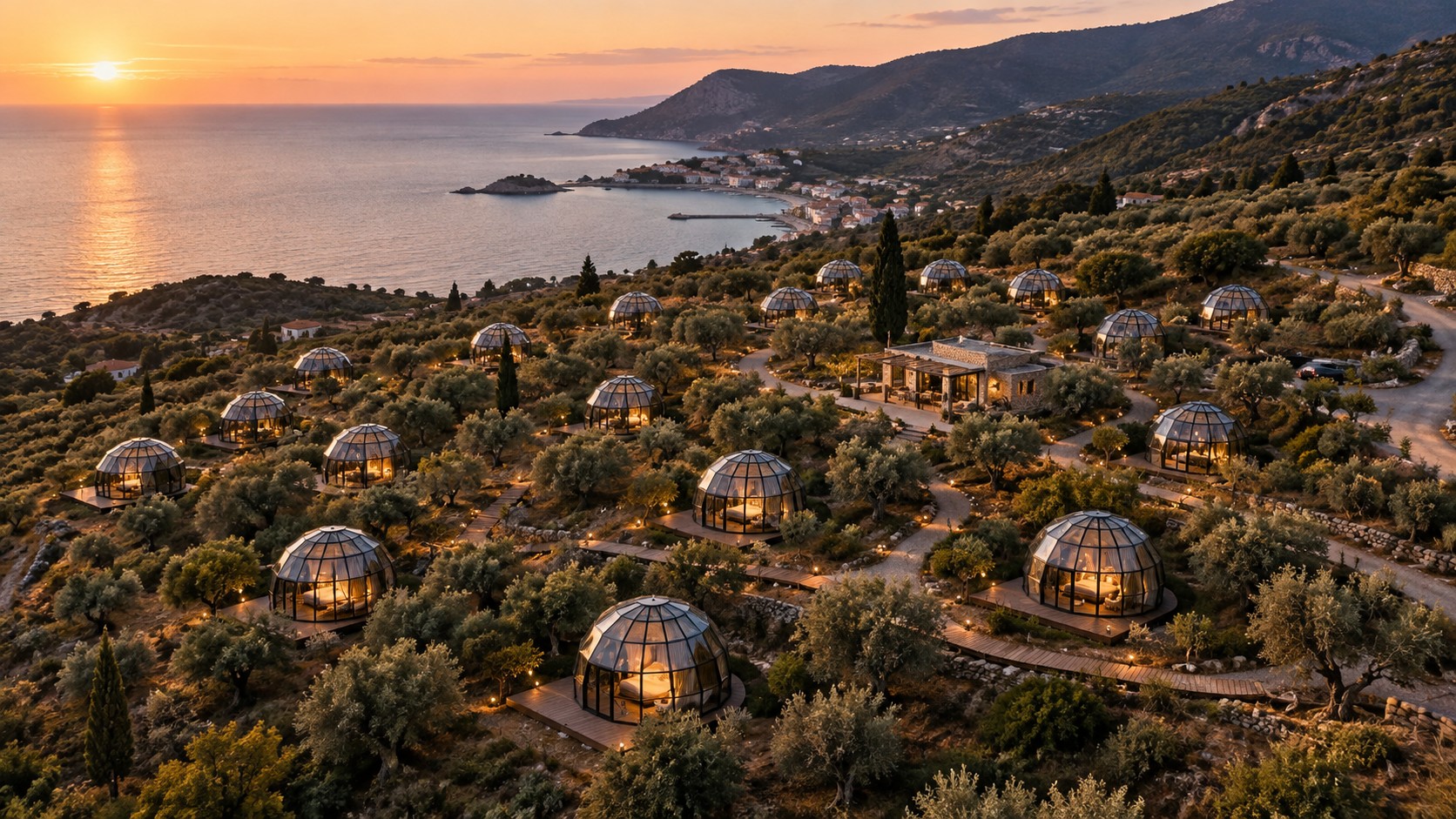 Ελαιώνας πάνω από τη θάλασσα, υπό το Σήμα Glamping